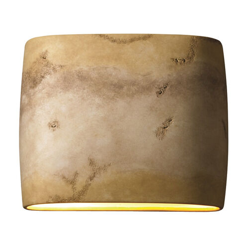 Ambiance Collection LED 10 inch Greco Travertine Outdoor Wall Sconce