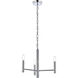 Carmella 3 Light 17 inch Chrome Pendant Ceiling Light