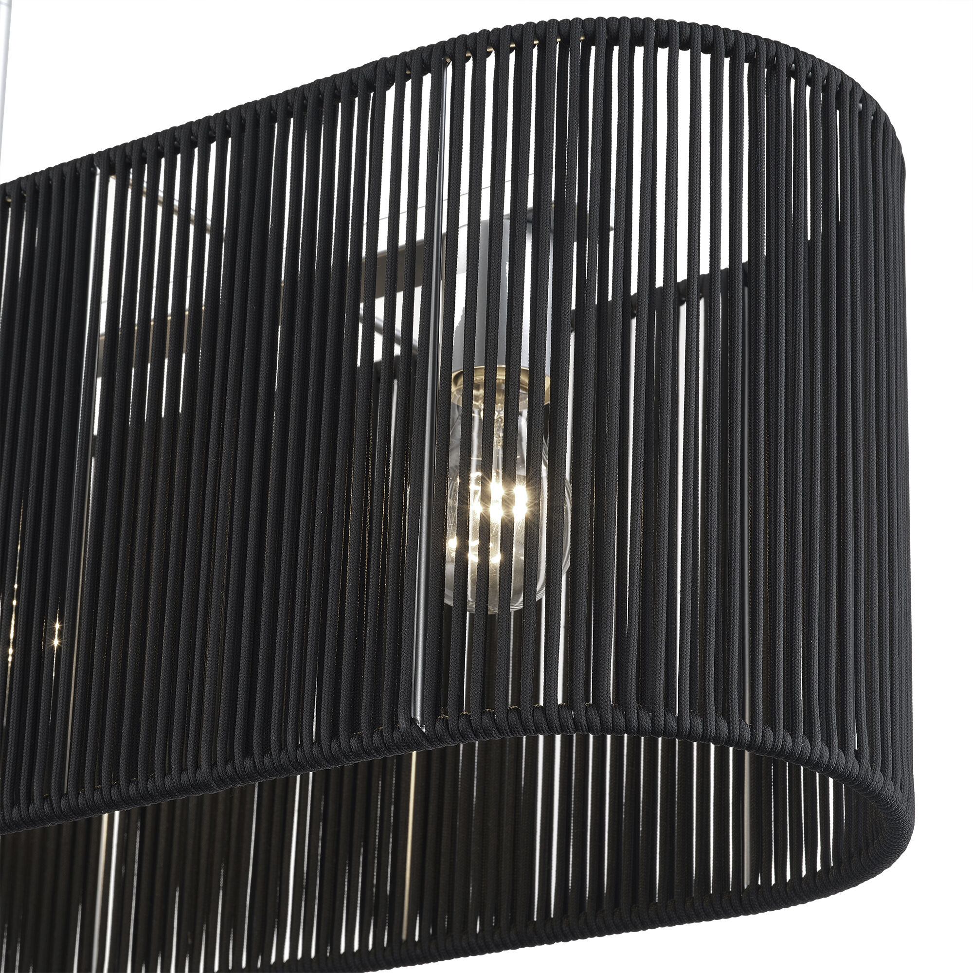 Acordia 4 Light 36 inch Painted Nickel Linear Chandelier Ceiling Light, Large