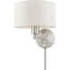 Allison 15 inch 60.00 watt Brushed Nickel Swing Arm Wall Lamp Wall Light