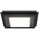 Grandstand LED 14 inch Basalt Stone and Black Flush Mount Ceiling Light