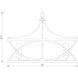 Malcalester 8 Light 30 inch Matte Black and Brushed Nickel Chandelier Ceiling Light