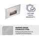 WAC 12V Step Light LED 1.5 inch Stainless Steel ADA Step and Wall Light in Amber, WAC Landscape