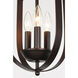 Provident 3 Light 10 inch Oil Rubbed Bronze Chandelier Ceiling Light