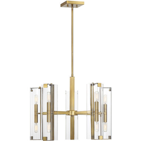 Winfield 10 Light 25 inch Warm Brass Chandelier Ceiling Light, Essentials