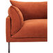 Jamara Orange Occasional Chair, Chair And A Half