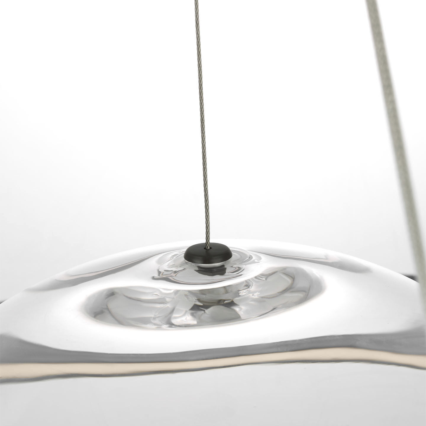 Barbara Barry Cosmos LED 27.5 inch Bronze Ring and Orb Chandelier Ceiling Light