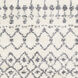 Maroc Shag 108.27 X 78.74 inch Gray/White Machine Woven Rug in 7 x 9, Rectangle