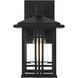Harley 1 Light 10 inch Black Outdoor Wall Sconce