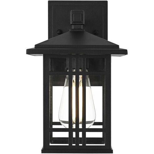 Harley 1 Light 10 inch Black Outdoor Wall Sconce