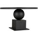 Emira 52 X 52 inch Matte Black Dining Table