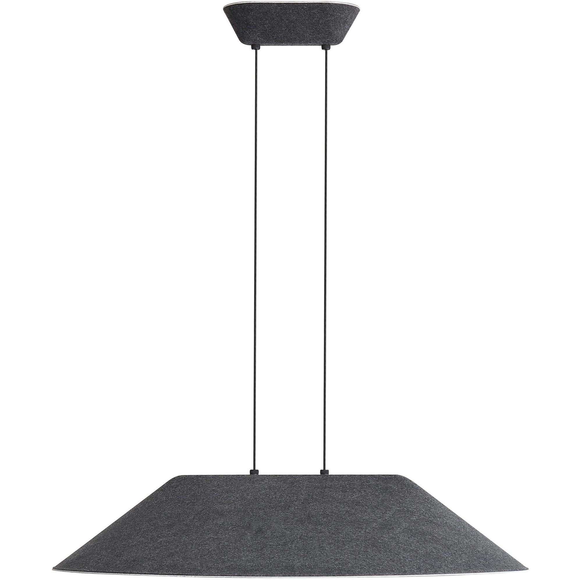 Faroe Pendant Ceiling Light in Flecked Black/Grey