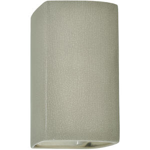 Ambiance 1 Light 5.25 inch Celadon Green Crackle Wall Sconce Wall Light in Incandescent, Small