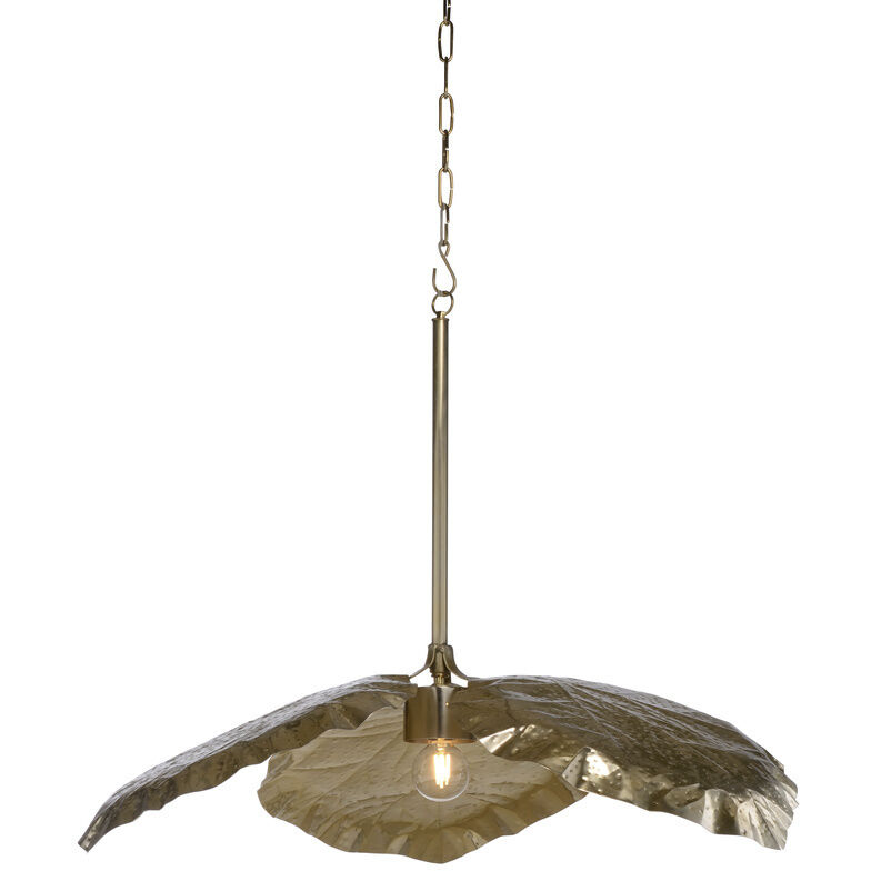 Brass leaf ceiling light 2025