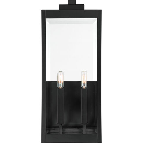 Westover 2 Light 23 inch Earth Black Outdoor Wall Lantern