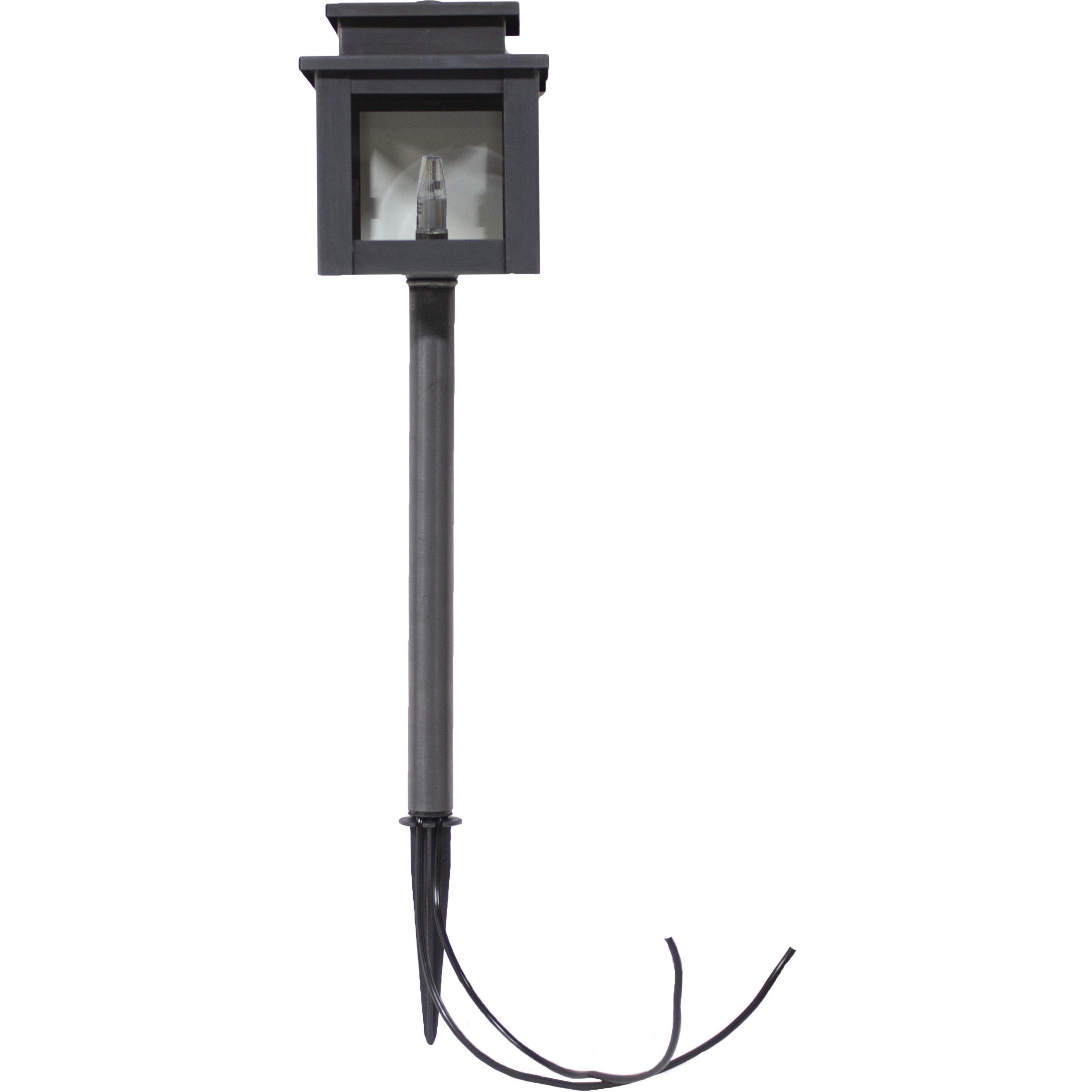 Hawthorne Empire Verdi Gris Path Light in Seedy Marine Glass