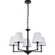 Bethany 5 Light 27.5 inch Black Pendant Ceiling Light