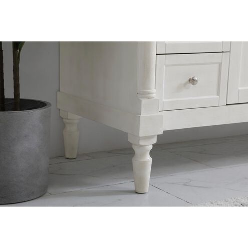 Lexington 48 X 21.5 X 35 inch Antique White Vanity Sink Set