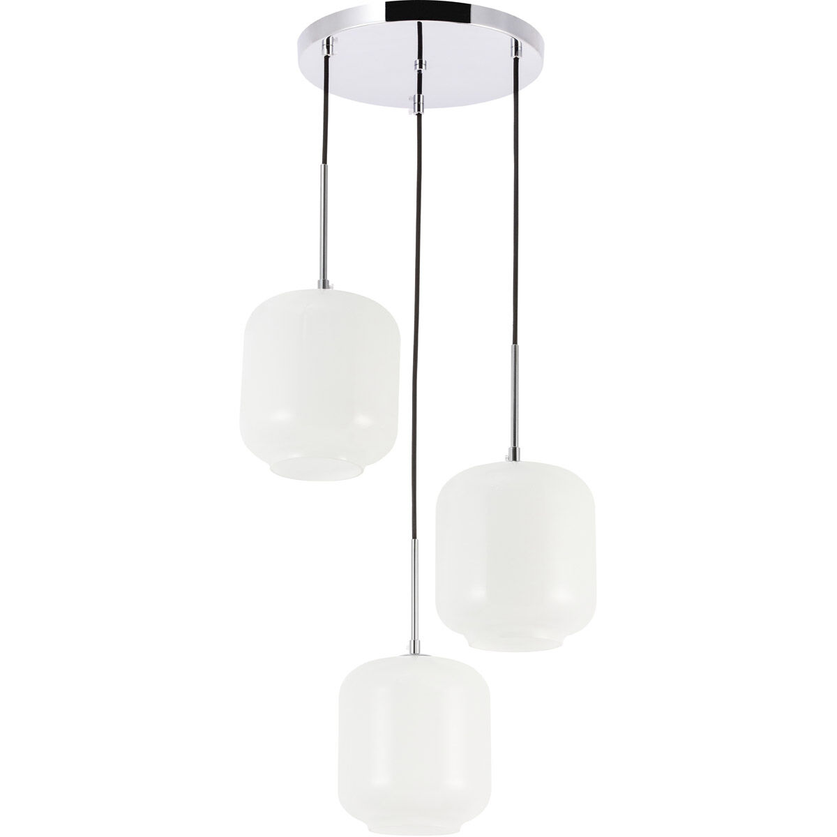 Collier 3 Light 17.5 inch Chrome Pendant Ceiling Light