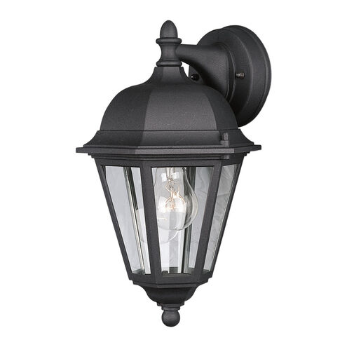 Signature 1 Light 14 inch Black Outdoor Wall Light