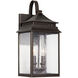 Sutter Creek 2 Light 18 inch Oiled Bronze Outdoor Wall Lantern