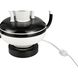 Luxor Gardens 18 inch 60 watt White Table Lamp Portable Light