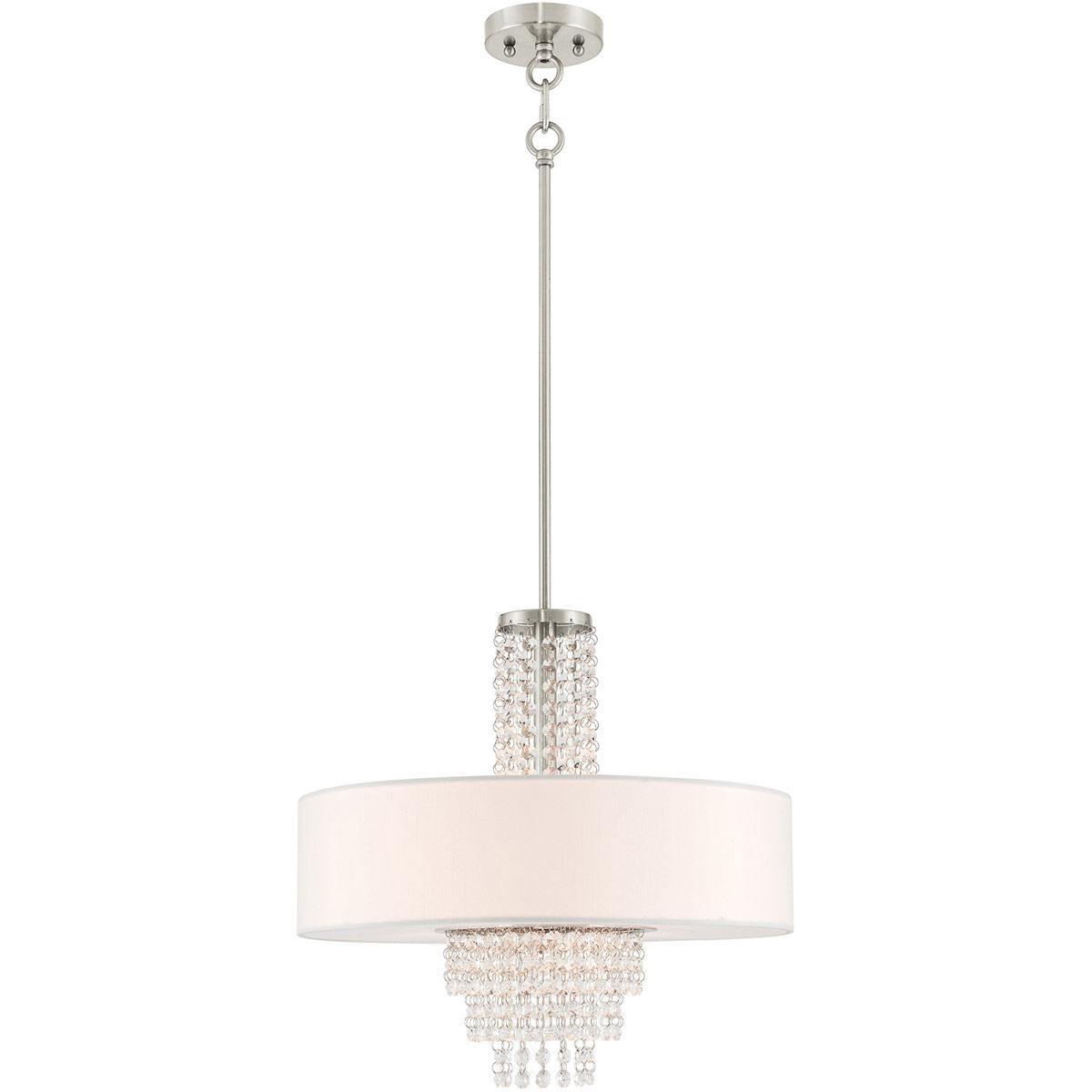 Mission 3 Light 25 inch Brushed Nickel Bath Vanity Wall Light