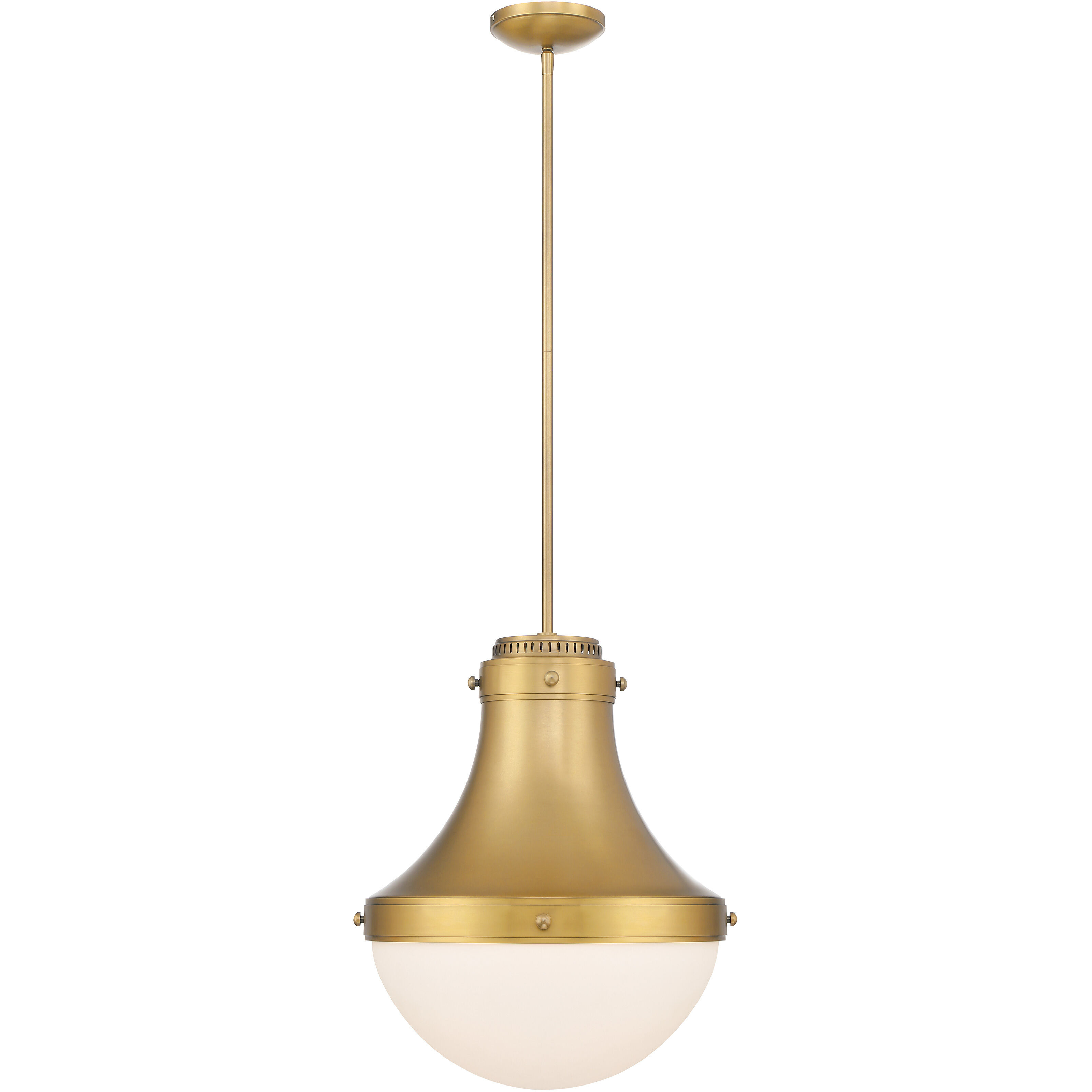 Purelight 1 Light 16.25 inch Legacy Brass Pendant Ceiling Light