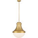Purelight 1 Light 16.25 inch Legacy Brass Pendant Ceiling Light
