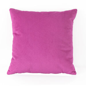 Velvet 16 X 16 inch Pink Pillow
