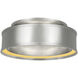 Chapman & Myers Connery LED 18 inch Polished Nickel Flush Mount Ceiling Light