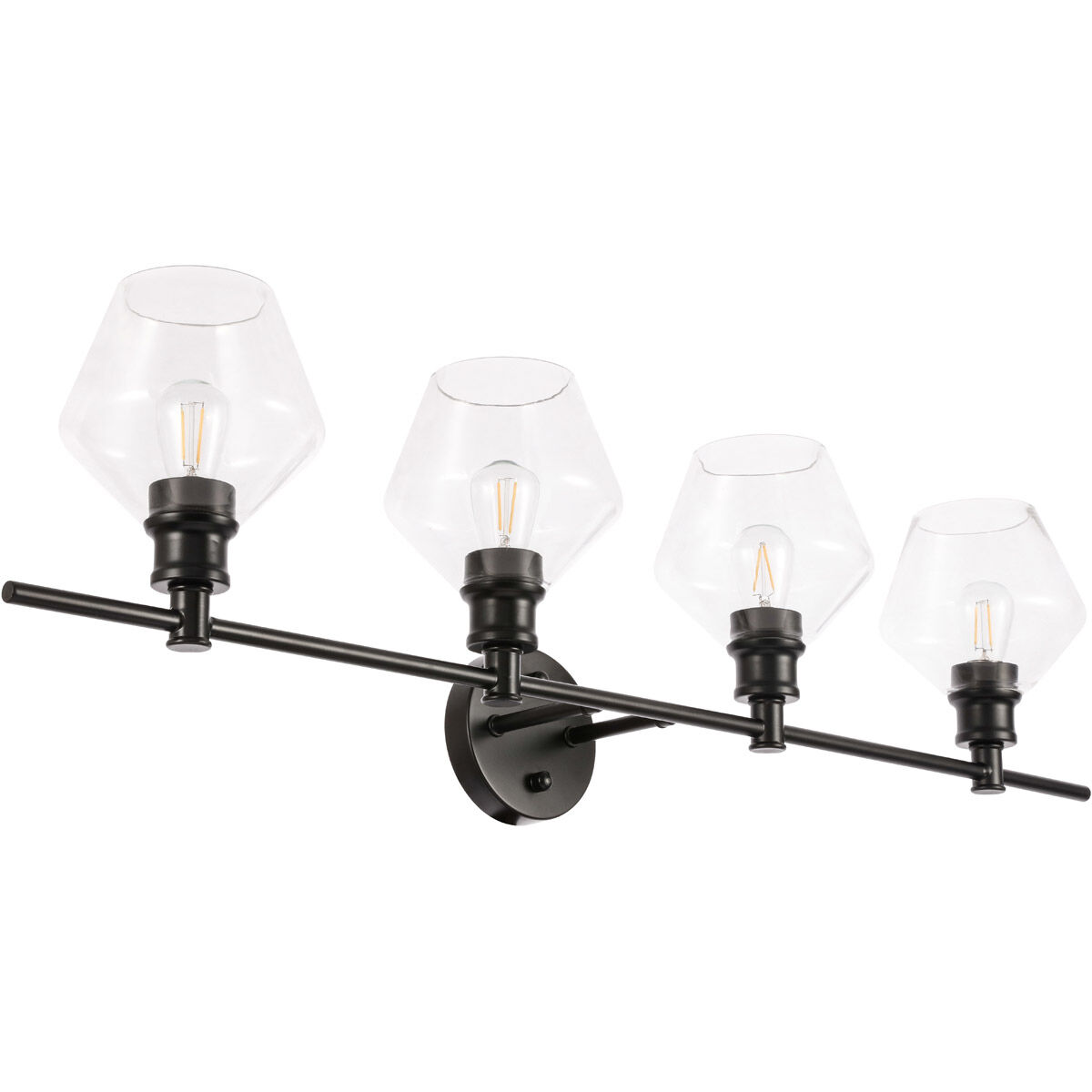 Rochester 4 Light 38 inch Black Wall sconce Wall Light