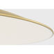 TOB by Thomas O'Brien Dash LED 24 inch Burnished Brass Pendant Ceiling Light
