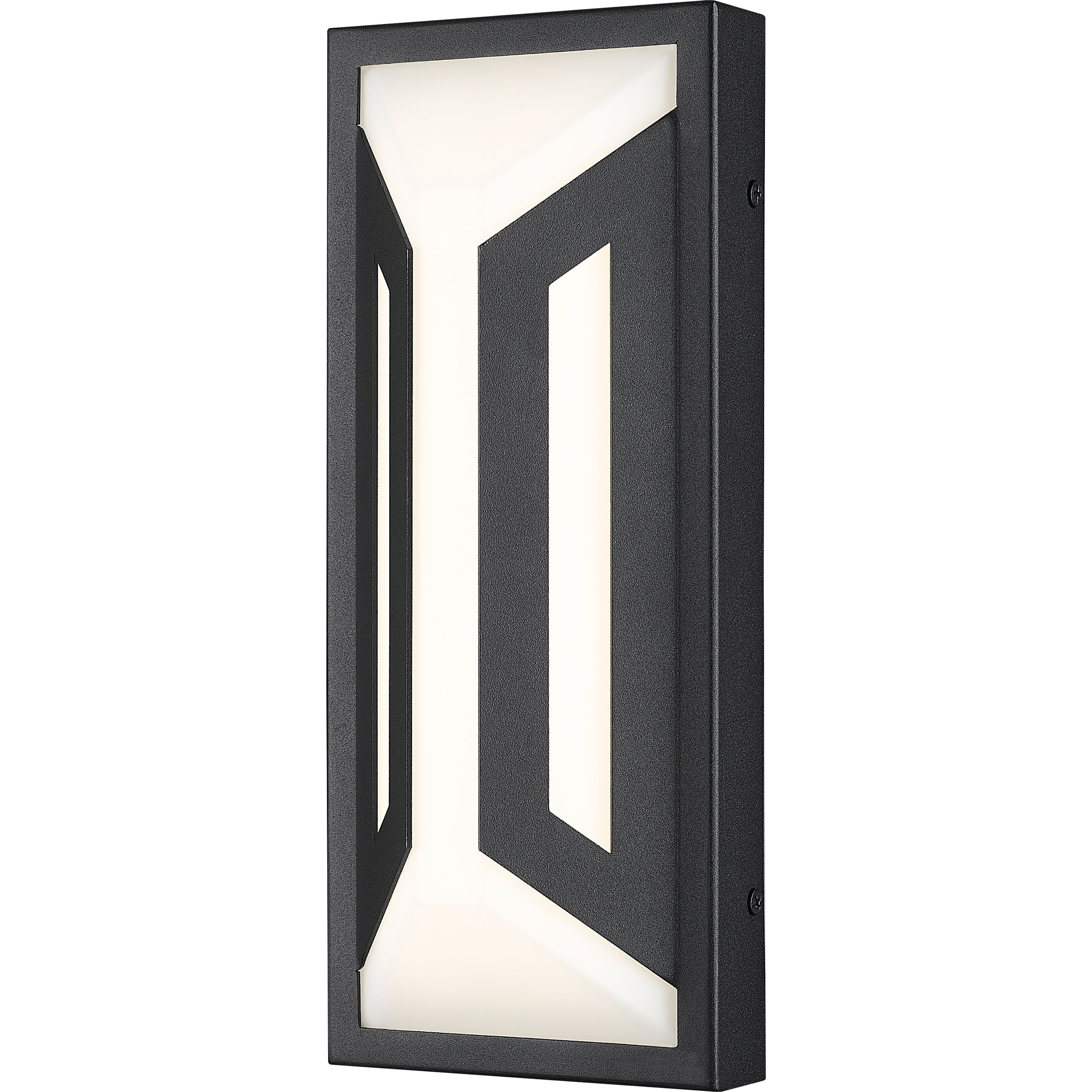 Banff LED 12 inch Sand Black Outdoor Wall Light in Soft Sand Black