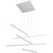 Canada LED 46 inch Matte White Pendant Ceiling Light
