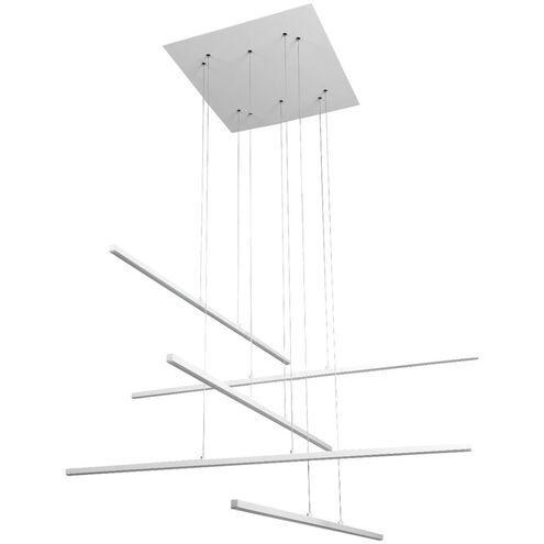 Canada LED 46 inch Matte White Pendant Ceiling Light