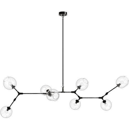 Fairfax Ave. 8 Light 34 inch Dark Bronze Chandelier Ceiling Light