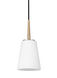 Driscoll 1 Light 5.25 inch Satin Brass Pendant Ceiling Light