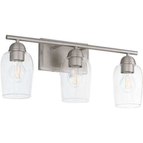 Wallinger 3 Light 21 inch Satin Nickel Vanity Light Wall Light