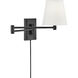 Beale 1 Light 7 inch Black Sconce Wall Light