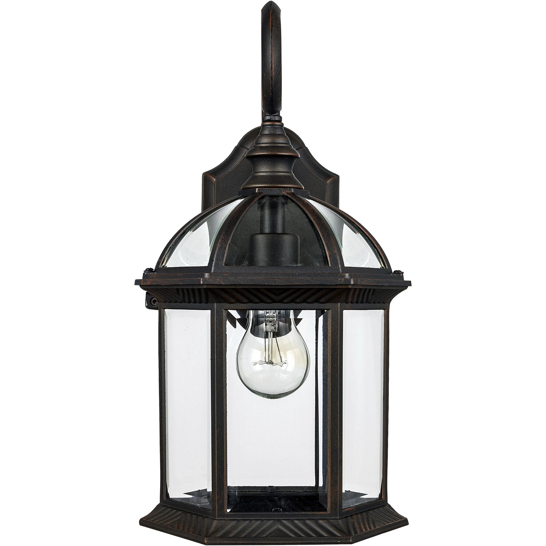 Wentworth 1 Light 16 inch Rust Outdoor Wall Lantern