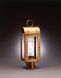 Livery 1 Light 21 inch Antique Brass Post Lamp in Clear Glass, One 75W Medium with Chimney