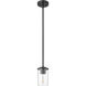 Thayer 1 Light 4.75 inch Matte Black Pendant Ceiling Light