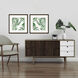 Florals Collection Green Framed Art
