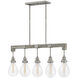Denton 5 Light 36.00 inch Island Light