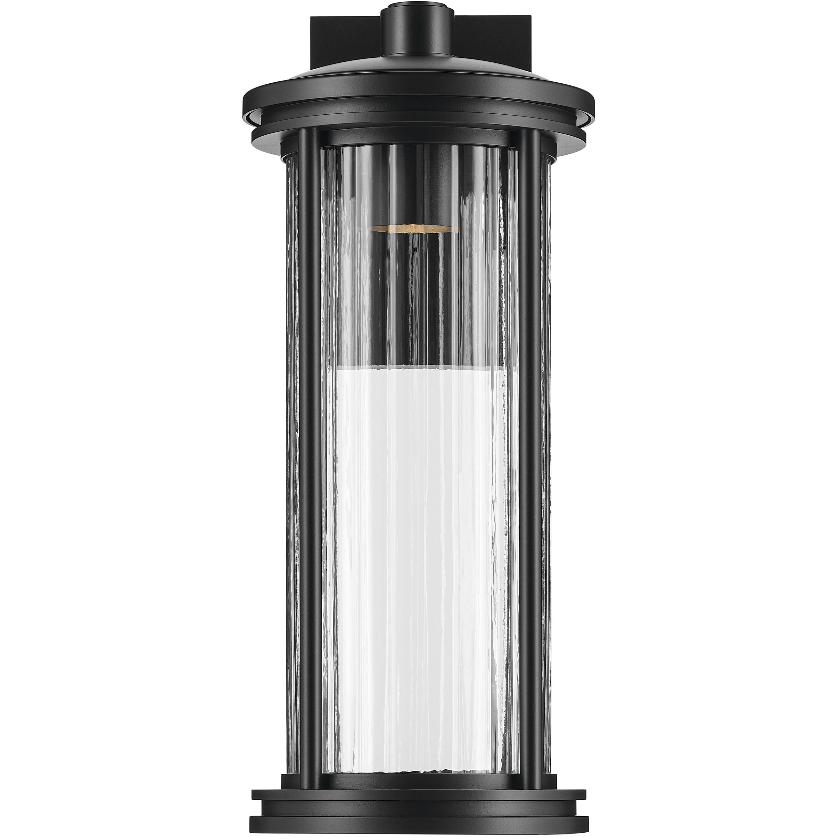 Barras 1 Light 20.25 inch Black Outdoor Wall Sconce