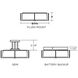 Apex 1 Light 21 inch Weathered Grey Flush Mount Ceiling Light