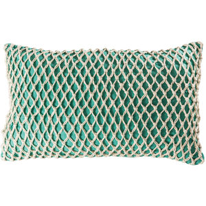Cassio 26 X 6 inch Aqua/Deep Azure Pillow Cover