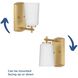 Adley 1 Light 4.5 inch Satin Brass Bath Vanity Light Wall Light