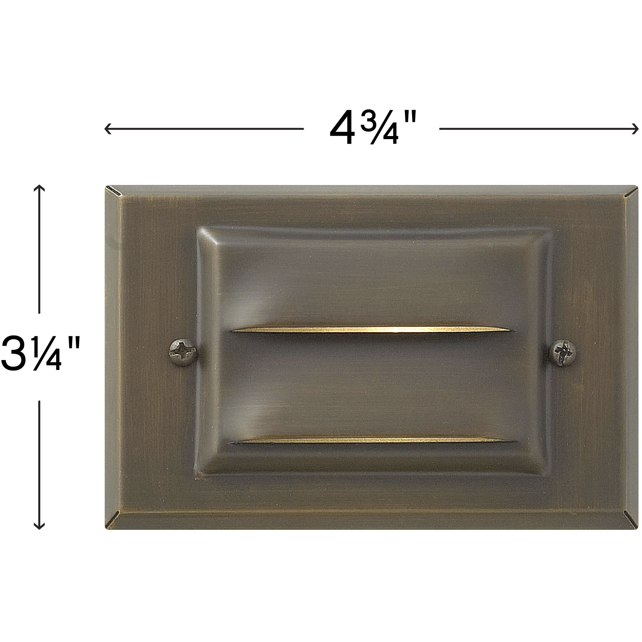 Hardy Island Horizontal 12v 1.50 watt Matte Bronze Landscape Deck Sconce